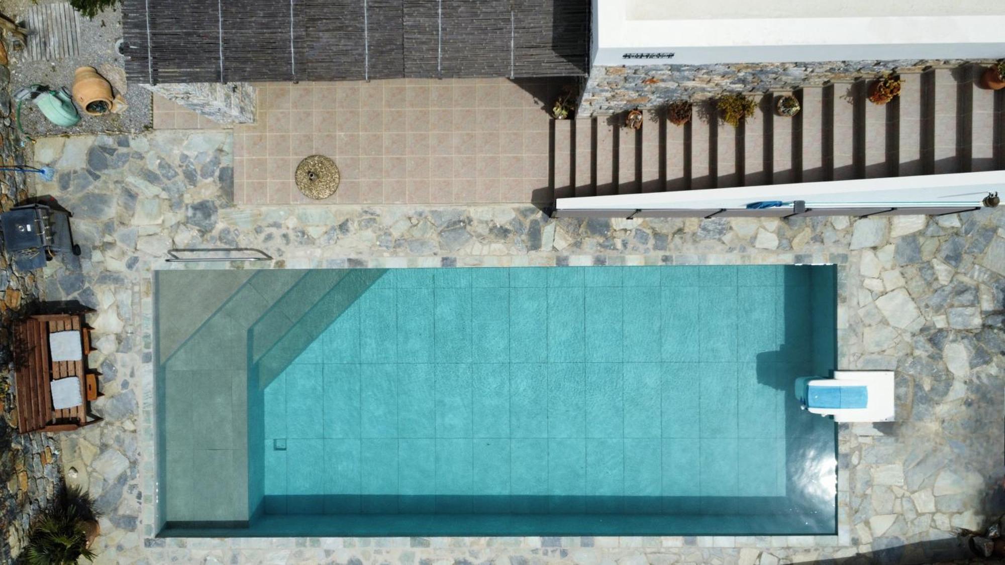 Villa Mavri Ruhige Private Pool Villa, Meerblick 阿吉亚帕拉斯夫 客房 照片